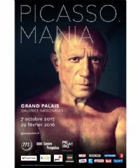 Visite guidée de l'exposition Picasso Mania au Grand palais. Le jeudi 12 novembre 2015 à Paris08. Paris.  17H45